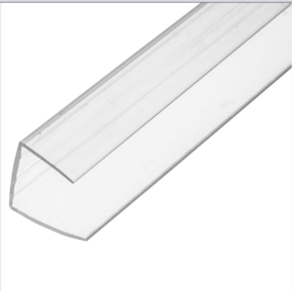 WELLINGTON อุปกรณ์โพลีคาร์บอเนต  U 6มม.ยาว 6เมตร สีใส