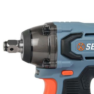 SENIX บล๊อคกระแทกไร้สายBrushless 17มม. 20V(Max) รุ่นPDWX2-M2-EU สีน้ำเงินดำ (พร้อมแบตเตอรี่ 4.0Ah 2ก้อน และแท่นชาร์ต1อัน)