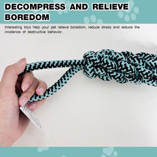 DUDUPETS ของเล่นสัตว์เลี้ยง รุ่นWP21 ขนาด 7X7X34ซม.สีฟ้า