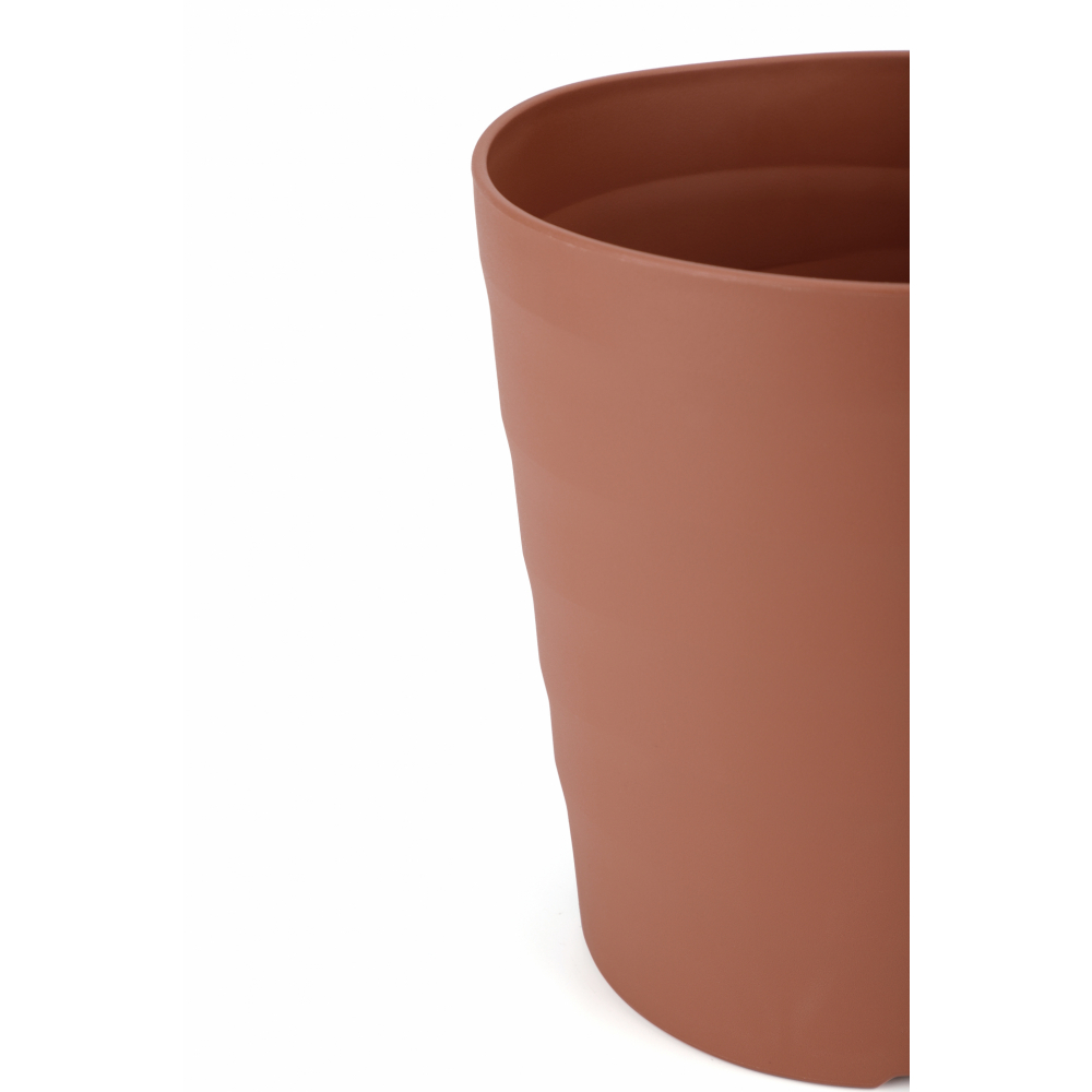 Tree‘O กระถางต้นไม้ทรงกลม รุ่น6PY012-RD ขนาด24x26ซม. (10นิ้ว) สีแดง