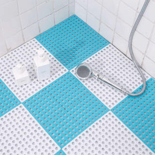 PRIMO พรมกันลื่นพีวีซี 2XT3030-4L ขนาด 30x30ซม. สีฟ้า (4แผ่น/แพ็ค) 