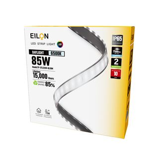 EILON ชุดไฟแอลอีดีเส้นริบบิ้น 2835/120LED 6*12mm 85W 220V Daylight รุ่น TP-STL220V-DL10M ยาว 10M