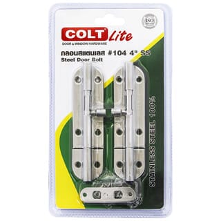 គន្លឹះទ្វារអ៊ីណុក COLT LITE #104 4 SS (2 PCS/PACK)