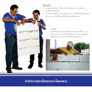 ปูนก่อบล็อคมวลเบา ทีพีไอ M310