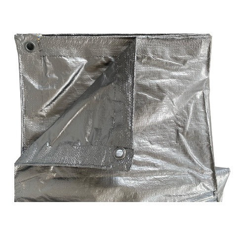 แมงป่อง ผ้าใบอย่างกลาง 6x8 M. สีเงิน