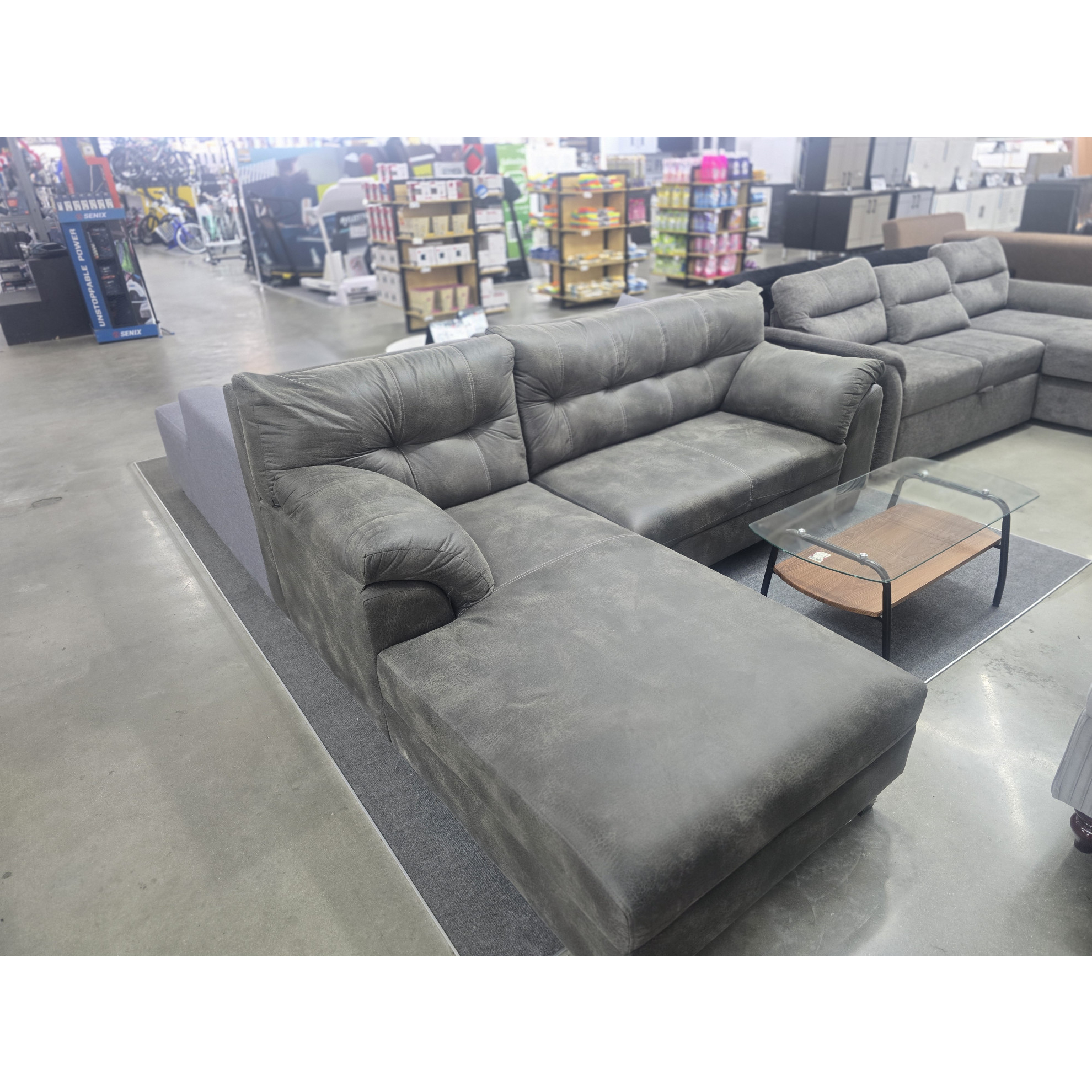 PULITO โซฟาเข้ามุม รุ่น Planet MAGIC TIME ขนาด220x170x90ซม. สีเทา