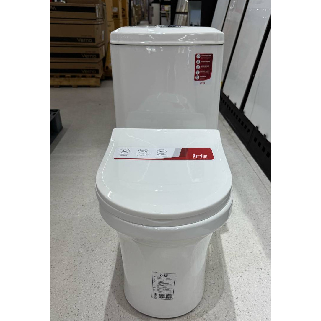 Iris สุขภัณฑ์ชิ้นเดียว แบบกดบน  รุ่น ไวโอเลต IR-2177