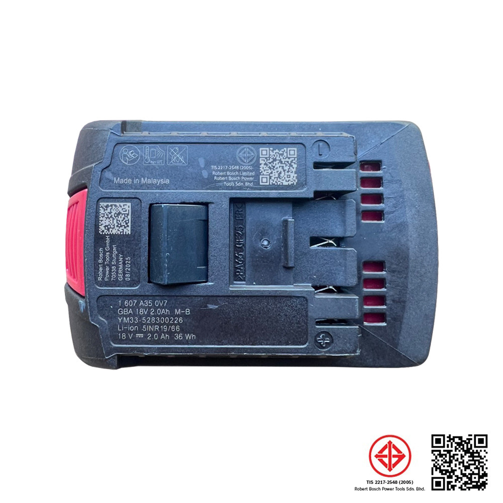 BOSCH ชุด Set สว่านกระแทกไร้สาย 18V GSB185-Li+ไขควงกระแทกไร้สาย 18V GDR18V-215 