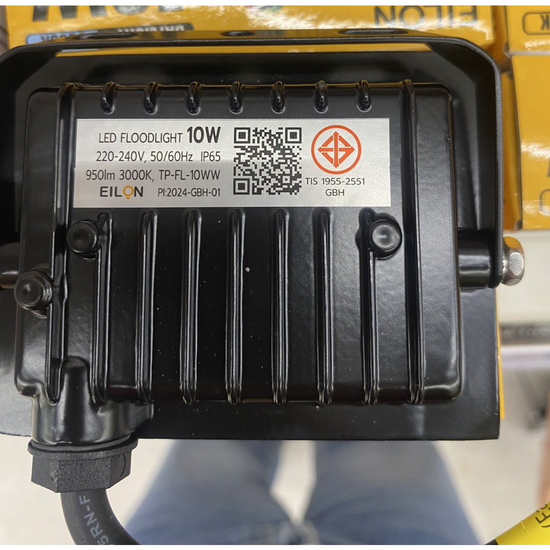 EILON โคมไฟฟลัดไลท์ LED 10W รุ่นTP-FL-10DL แสงเดย์ไลท์