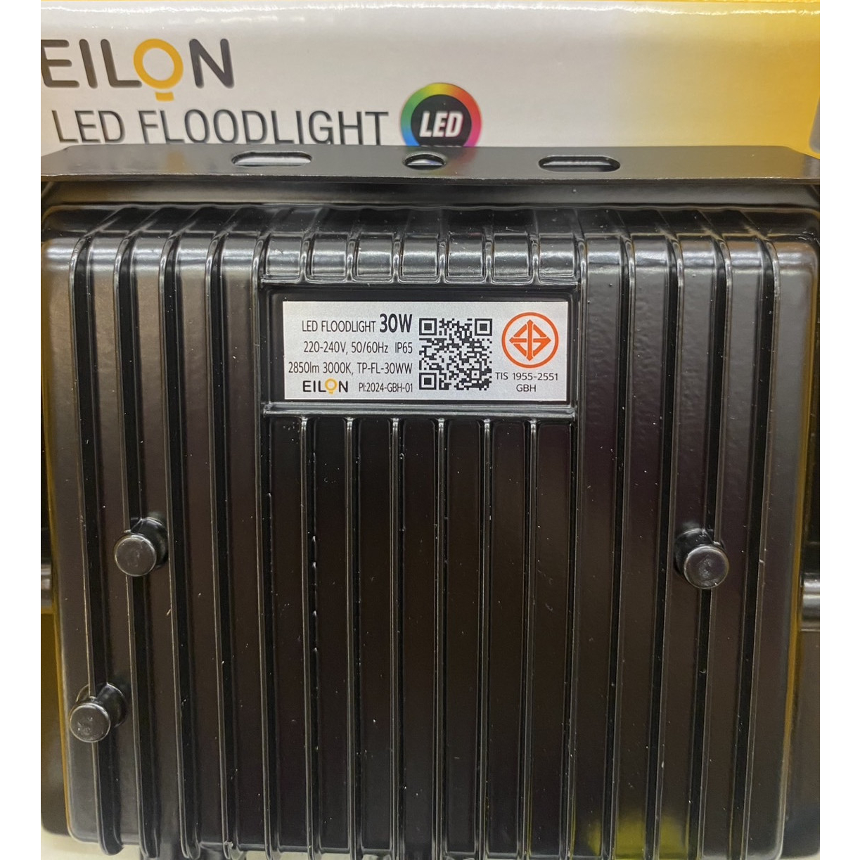 EILON โคมไฟฟลัดไลท์ LED 30W รุ่นTP-FL-30DL แสงเดย์ไลท์