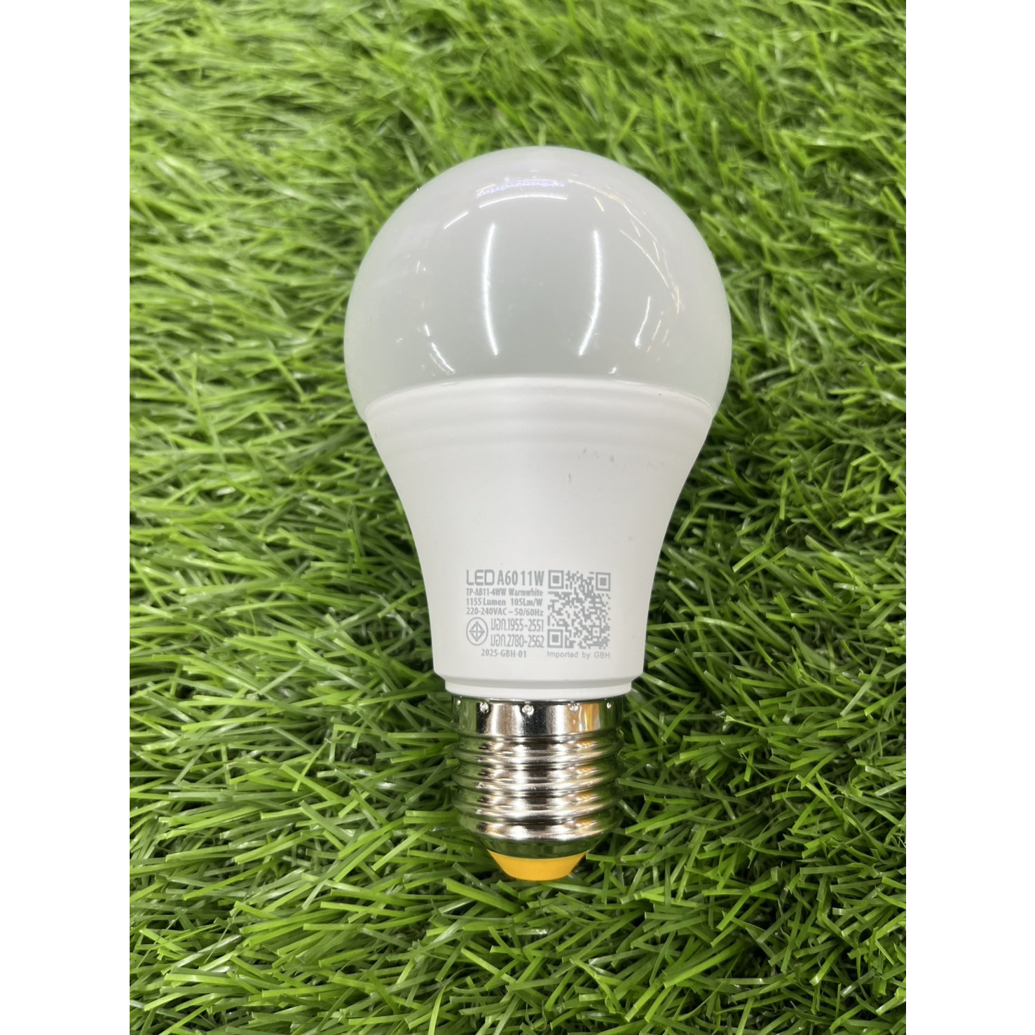 EILON หลอดLED BULB 11W 1155lm 3000K E27 รุ่นTP-AB11-4WW  แสงวอร์มไวท์  (แพ็ค 4 ชิ้น) 