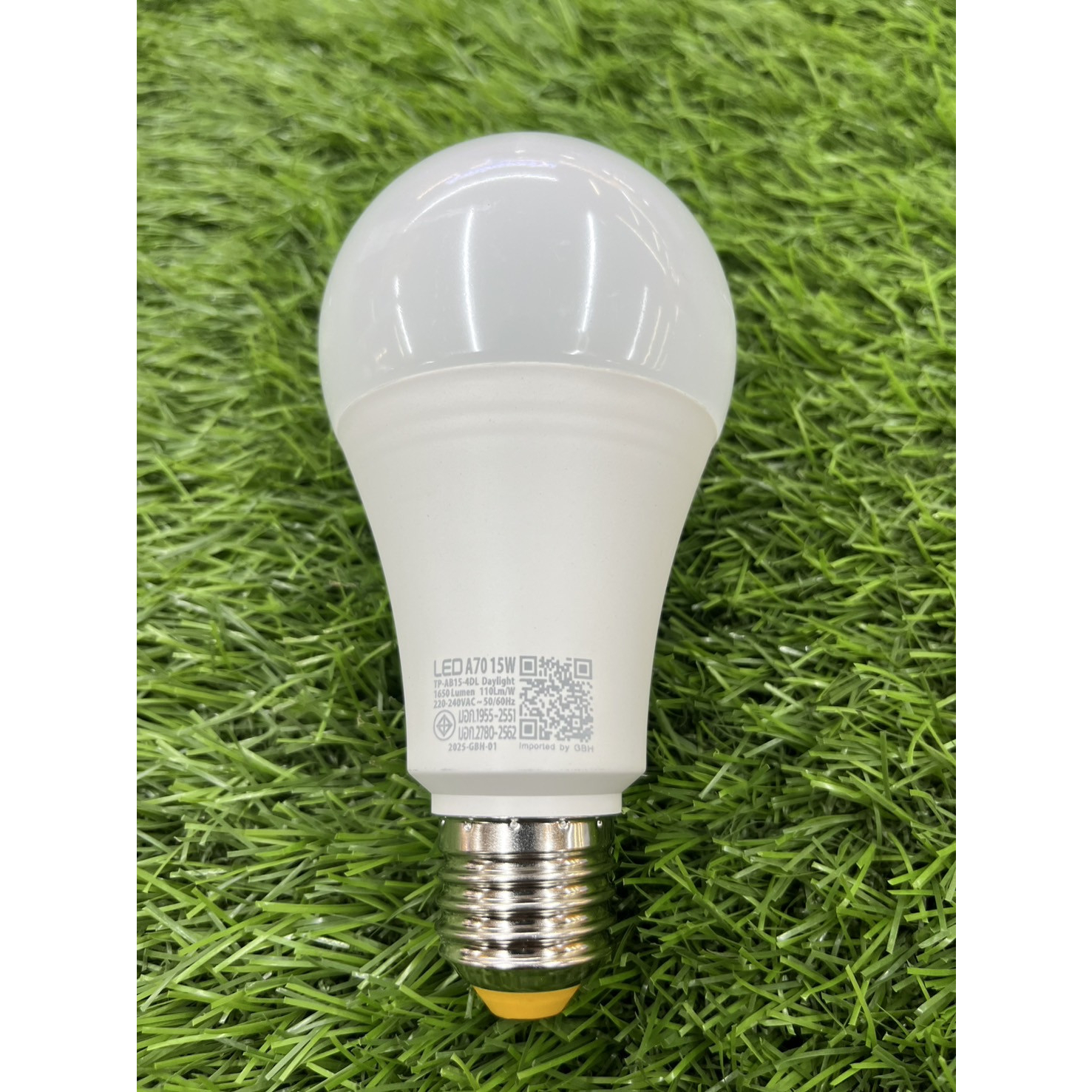 EILON หลอดLED  BULB 15W 1650lm 6500K E27 รุ่นTP-AB15-4DL แสงเดย์ไลท์  (แพ็ค 4 ชิ้น)