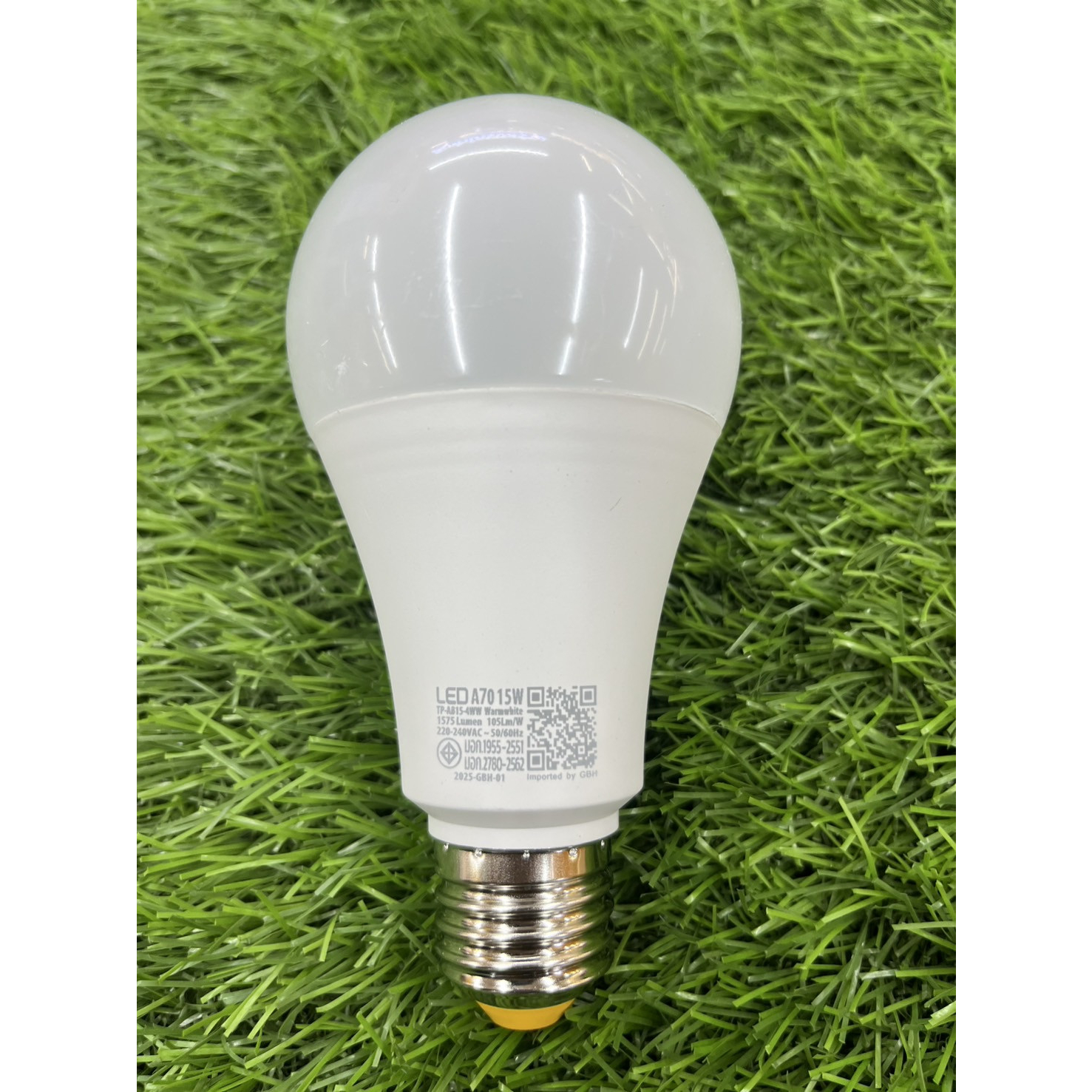 EILON หลอดLED BULB 15W 1575lm 3000K E27 รุ่น TP-AB15-4WW แสงวอร์มไวท์  (แพ็ค 4 ชิ้น) 