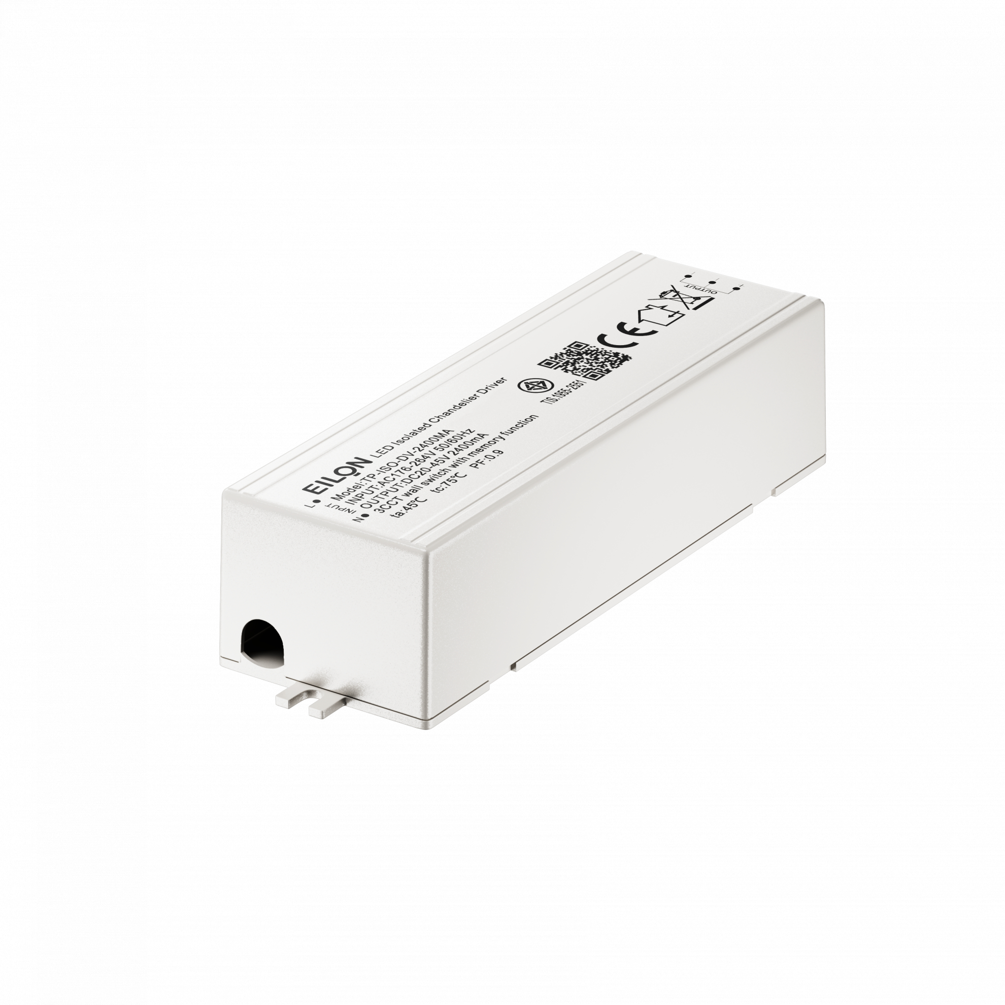 EILON แอลอีดี ไดร์เวอร์ 100W  Isolated 2400mA (ควบคุม 3 สี) รุ่น TP-ISO-DV-2400MA IP20 สีขาว