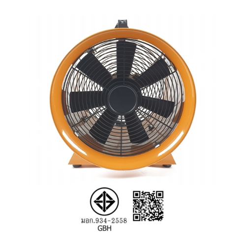 INOVA พัดลมดูดอากาศ 8 นิ้ว รุ่น PVT-20 สีส้ม-ดำ
