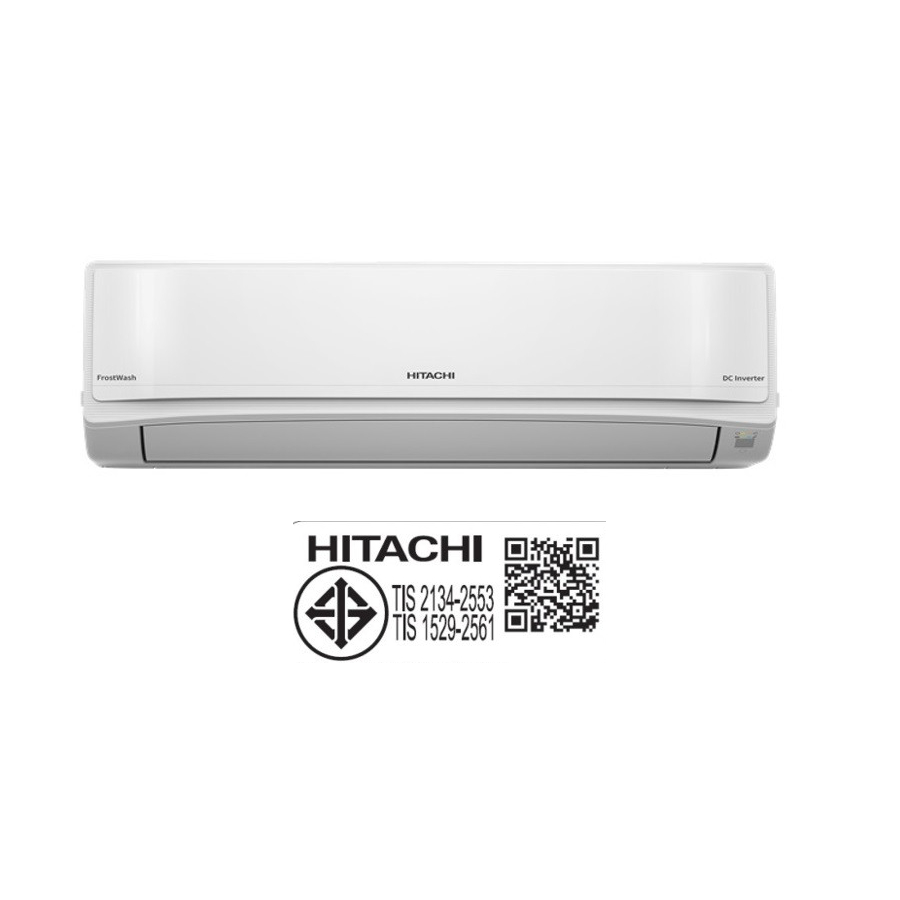 HITACHI เครื่องปรับอากาศ Inverter ขนาด 18300 BTU RAK-DH18PCBST สีขาว