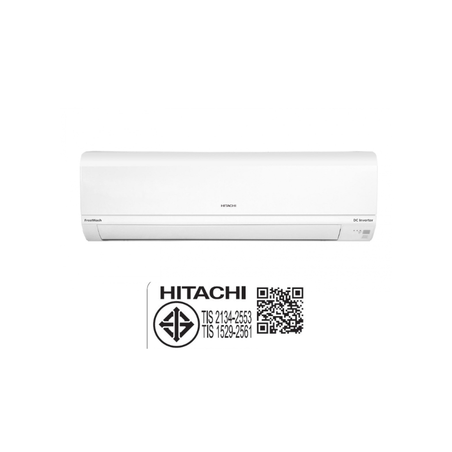 HITACHI เครื่องปรับอากาศ Inverter ขนาด 18100 BTU RAK-QH18PCBST สีขาว