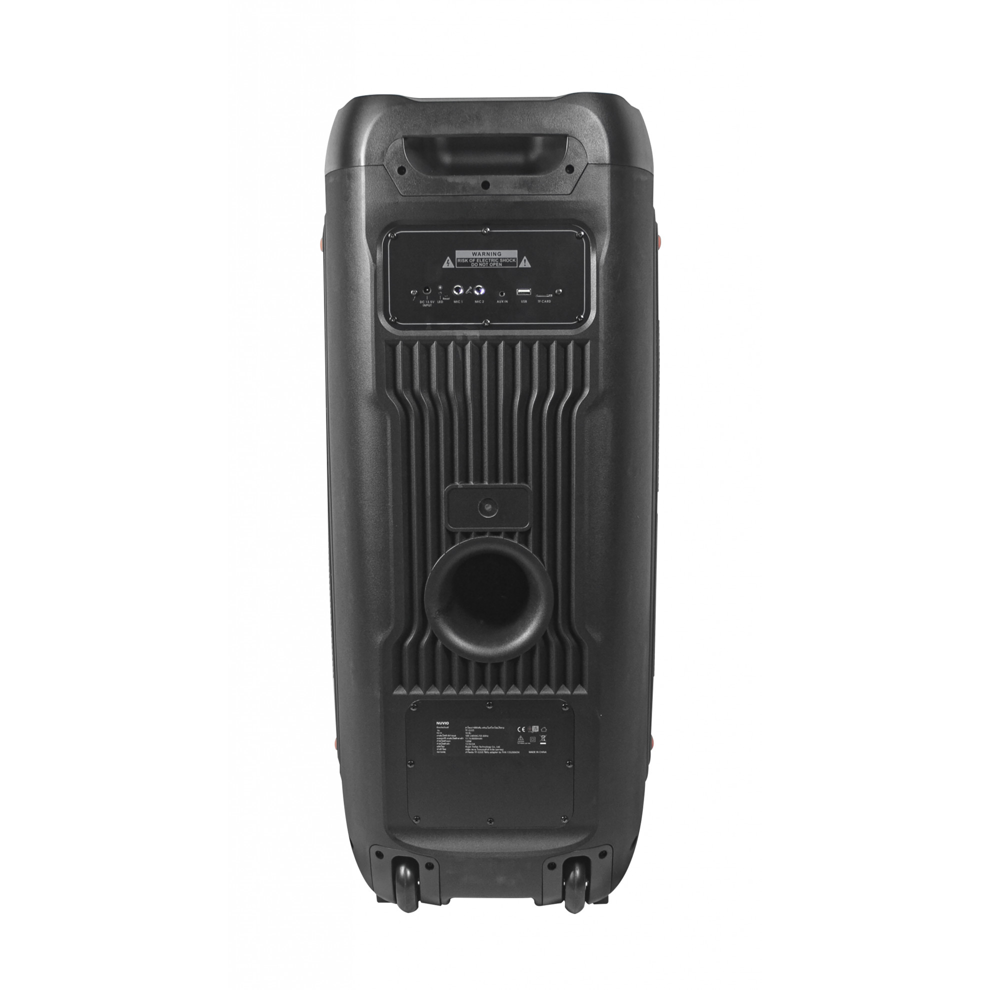 NUVIO ลำโพงปาร์ตี้ตั้งพื้น พร้อมไมค์โครโฟน ขนาด 10 นิ้ว รุ่น TF-G335 สีดำ