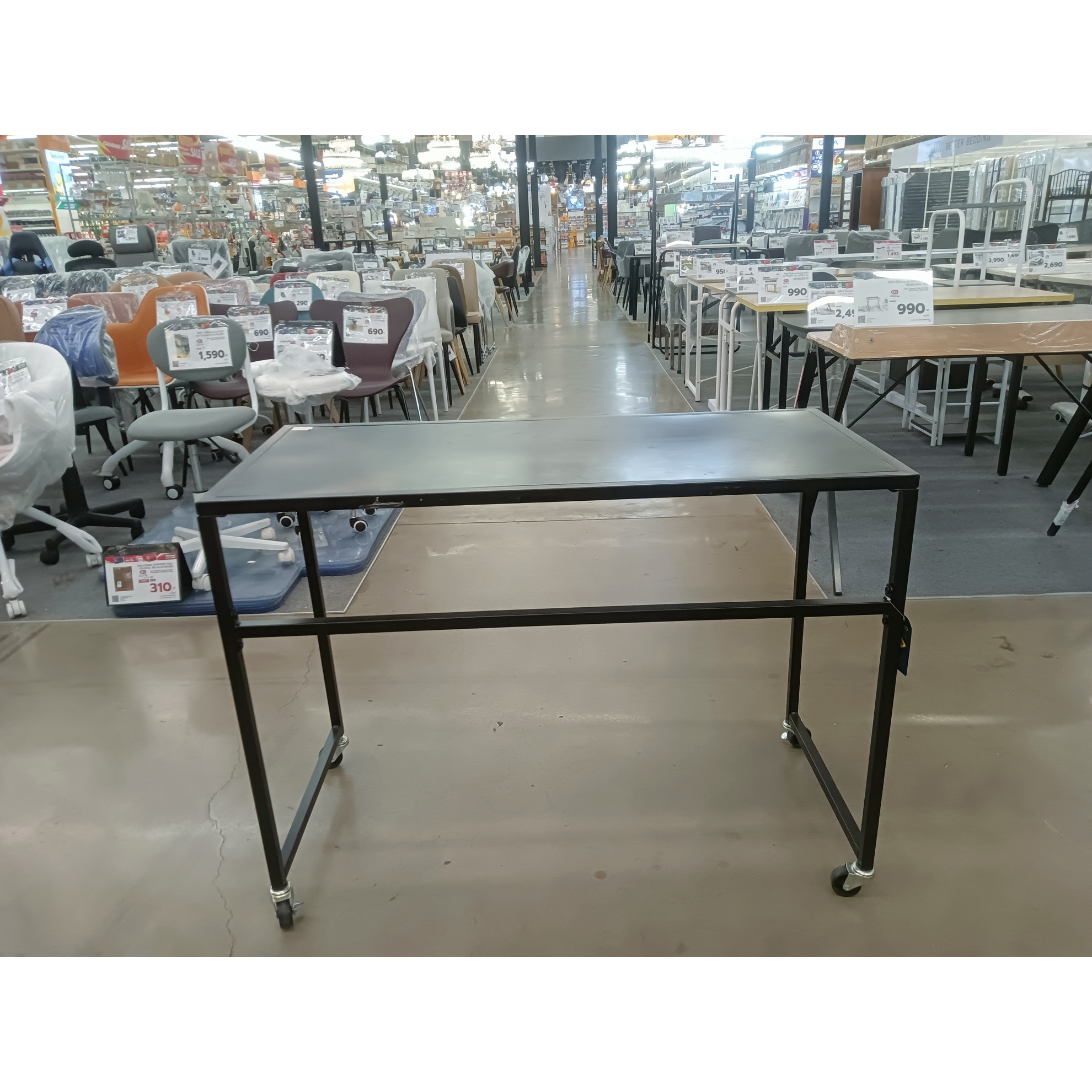 SMITH โต๊ะทำงาน รุ่น MALLECO ขนาด 100x46x74 ซม. สีดำ