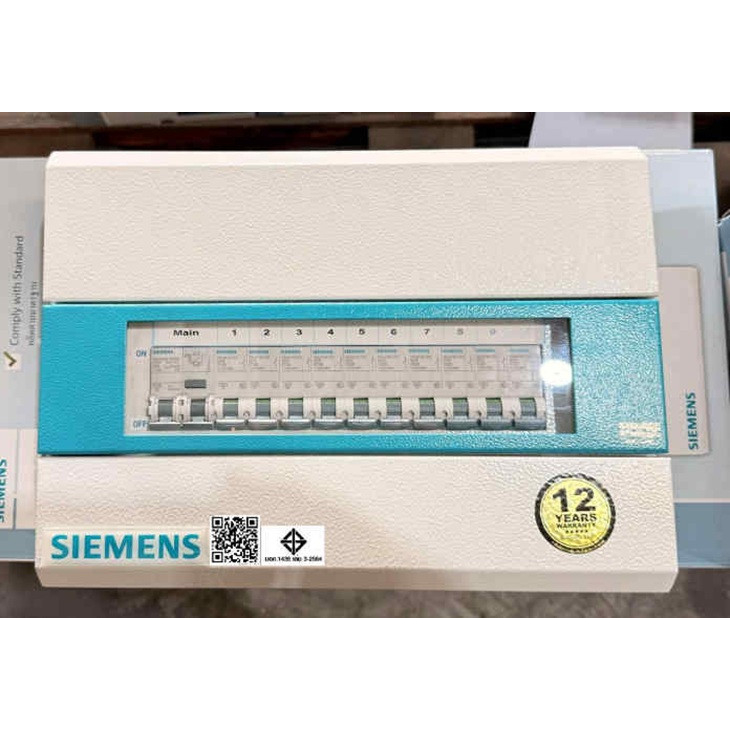 SIEMENS ตู้คอนซูเมอร์ยูนิต ครบชุด 10 ช่องเมน 63 แอมป์ รุ่น SBTH10-S 63