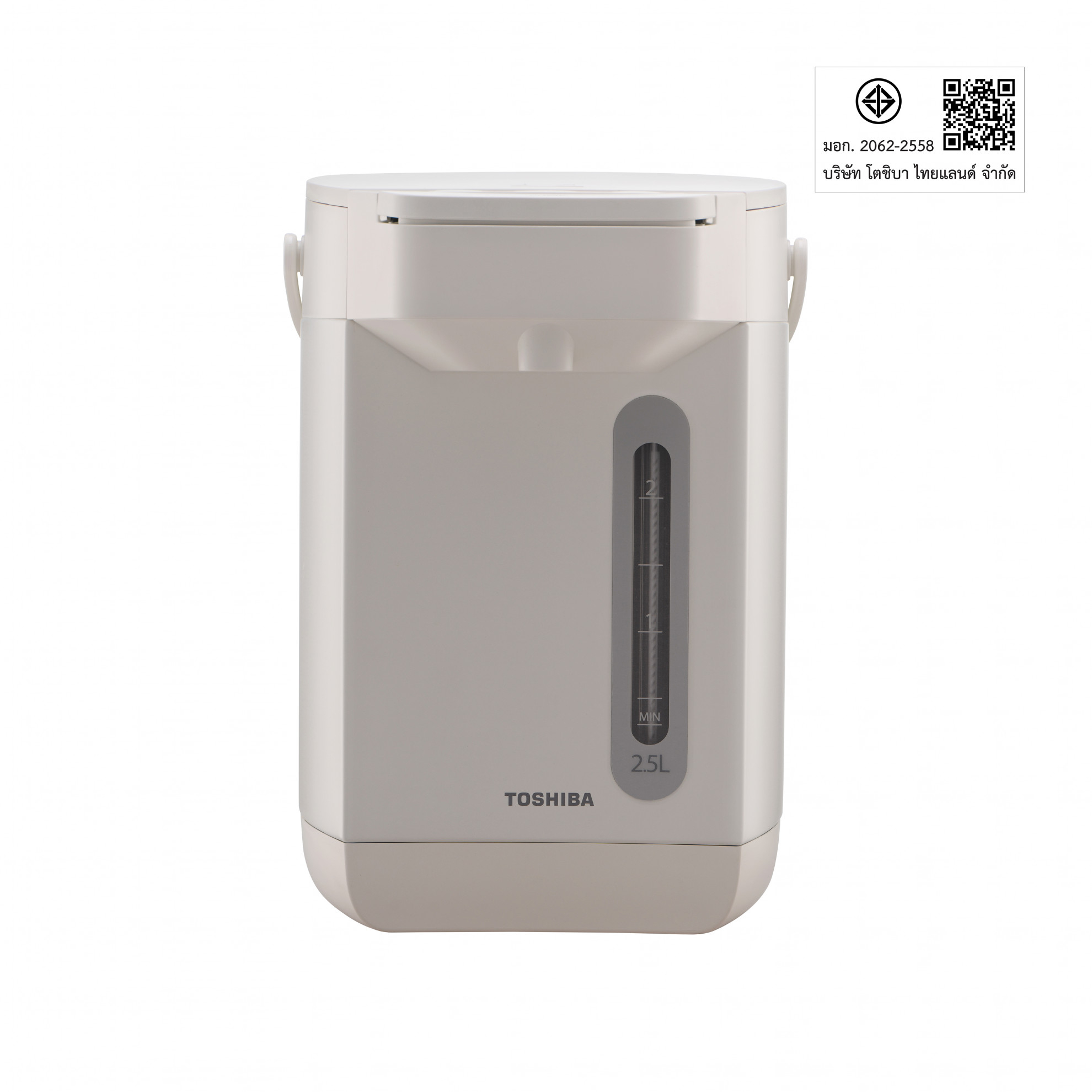 TOSHIBA กระติกน้ำร้อน ขนาด 2.5 ลิตร รุ่น TP-25DRVTH(W) สีขาว