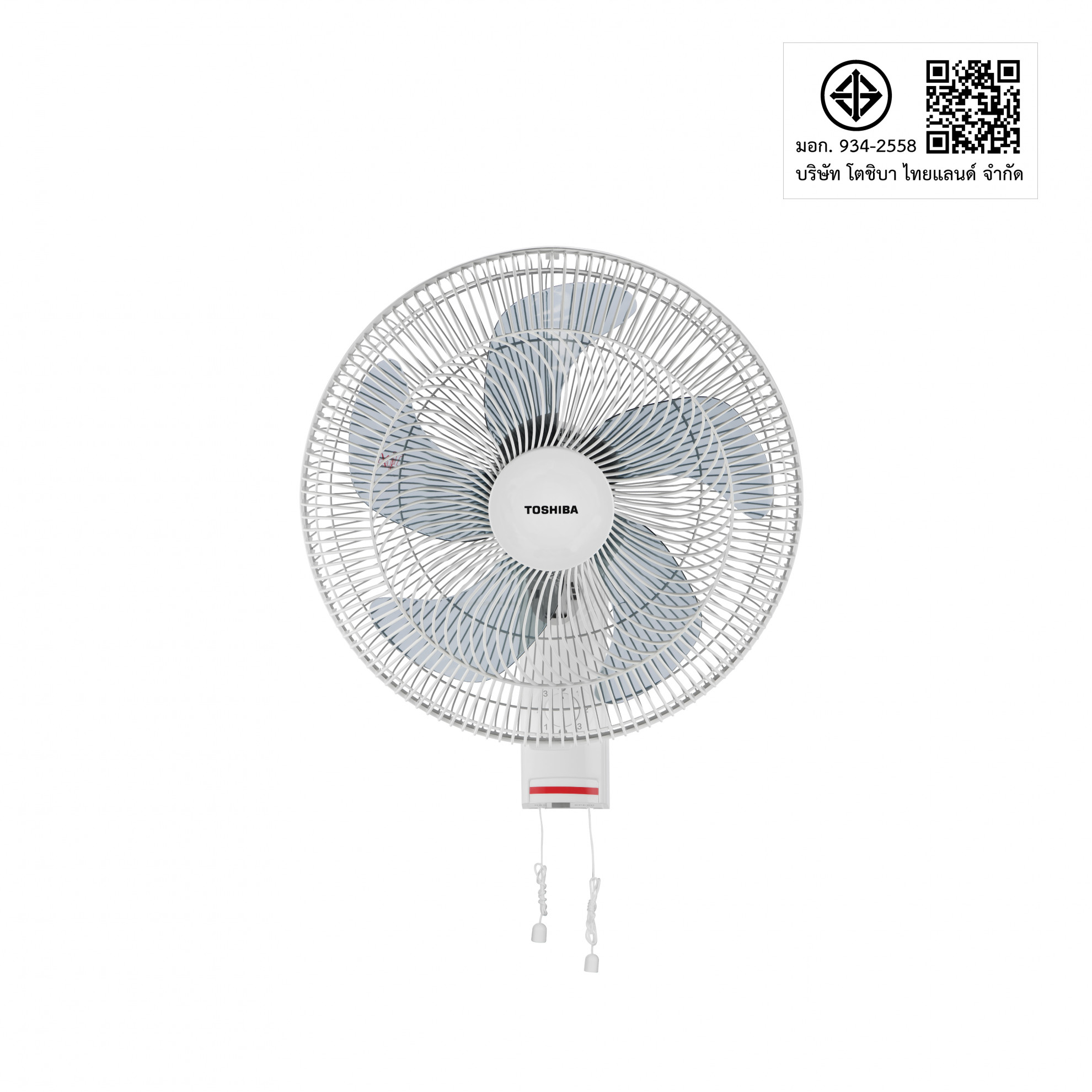 TOSHIBA พัดลมติดผนัง 16 นิ้ว F-AWY50TH(W) สีขาว