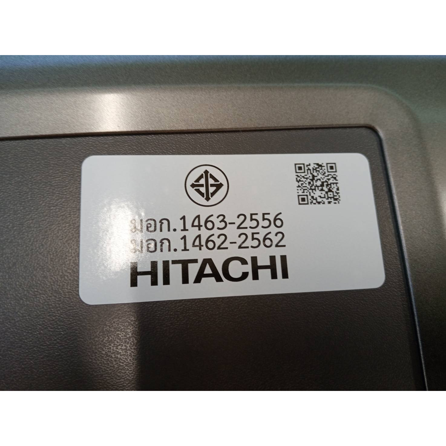 HITACHI เครื่องซักผ้า ฝาหน้า ซัก 10 กก./ อบ 6 กก. BD-D100YFVEM สีเทา