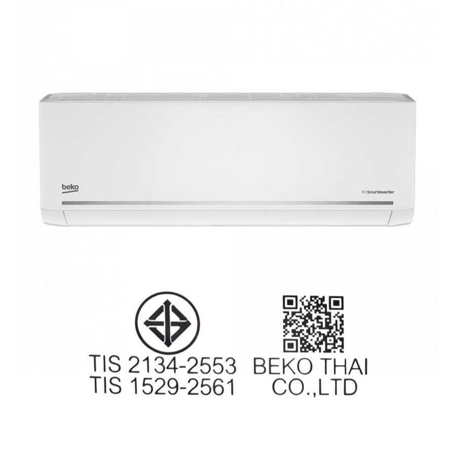 BEKO เครื่องปรับอากาศ Inverter 18000 BTU BSVON 180 สีขาว