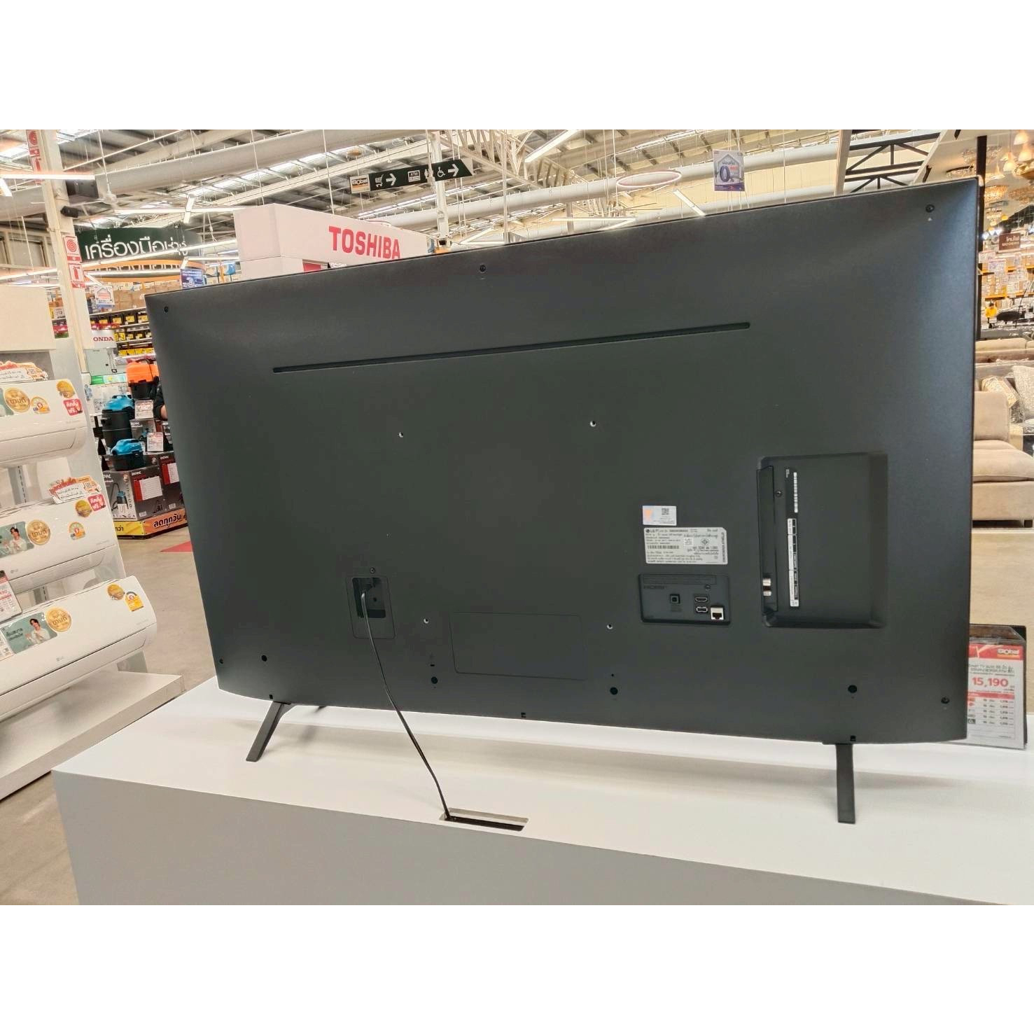 LG โทรทัศน์ NanoCell 4K Smart TV ขนาด 55 นิ้ว รุ่น 55NANO80ASA.ATM สีดำ