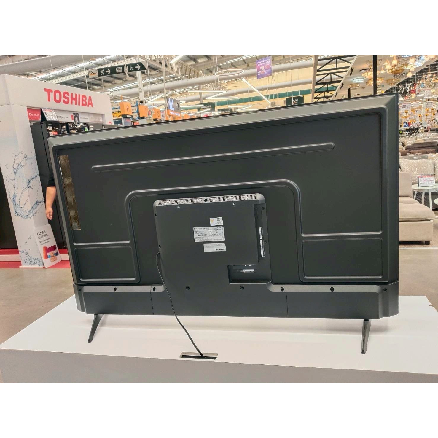 LG โทรทัศน์ 4K Smart TV UHD ขนาด 55 นิ้ว รุ่น 55UA7350PSB.ATMQ สีดำ