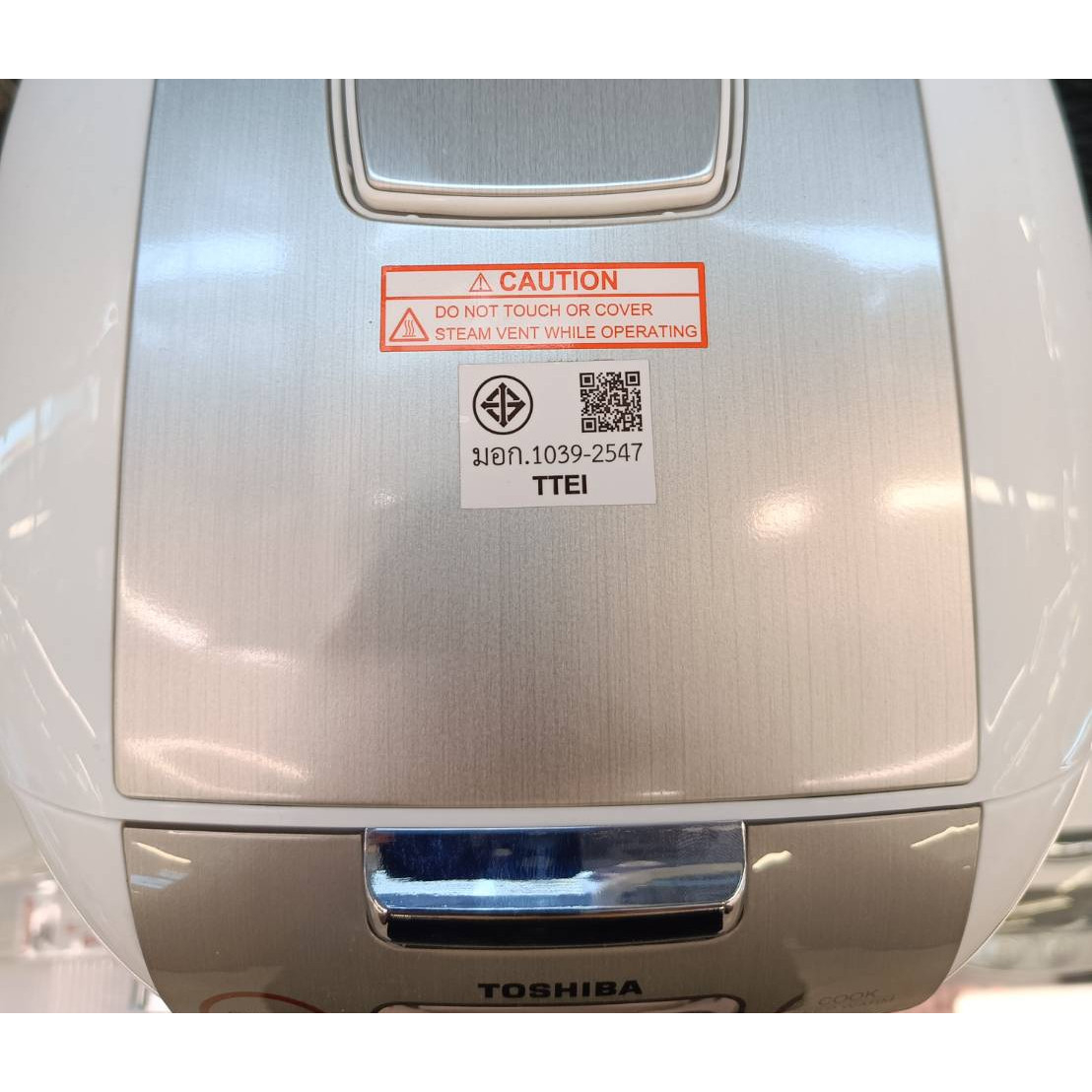 TOSHIBA หม้อหุงข้าวดิจิตอล1.0 ลิตร RC-10NMF(WT)A สีขาว