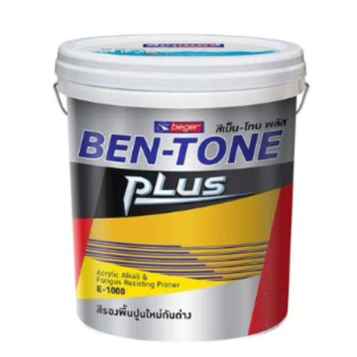 Beger สีรองพื้นปูนใหม่ เบนโทน E-1000 5กล. สูตรน้ำ สีขาว