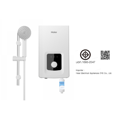 HAIER เครื่องทำน้ำอุ่น Copper Tank ขนาด 3500 วัตต์ รุ่น EI35M-J1CW-F(TH) สีขาว