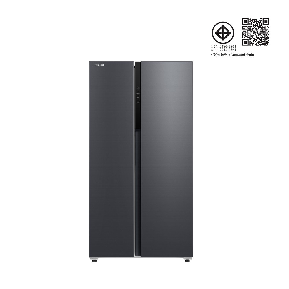 TOSHIBA ตู้เย็นSBS 20.6 คิว  รุ่น GR-RS780WI-PMT(06) สีเทา