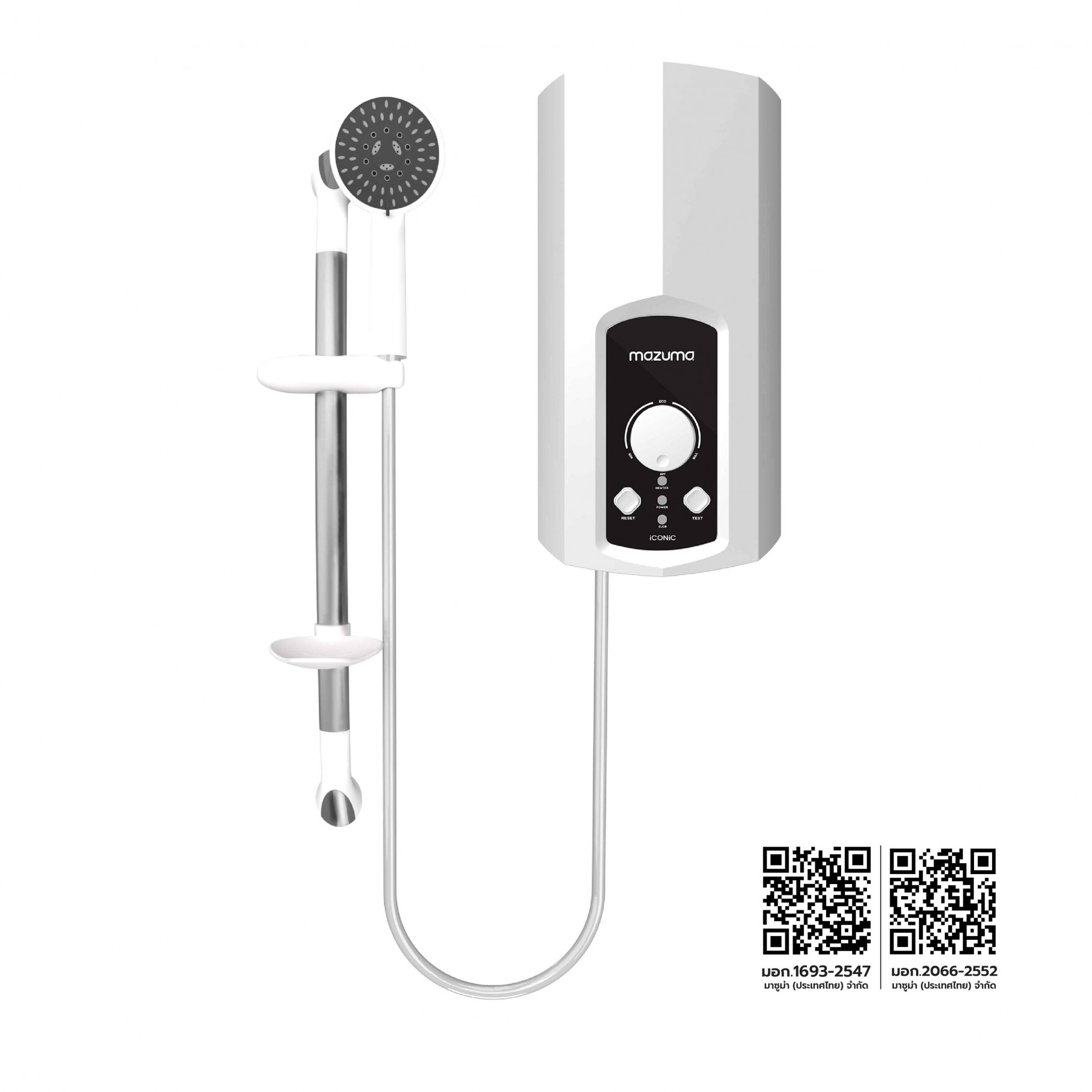 MAZUMA เครื่องทำน้ำอุ่น 4500 วัตต์ ICONIC WHITE 4.5 สีขาว
