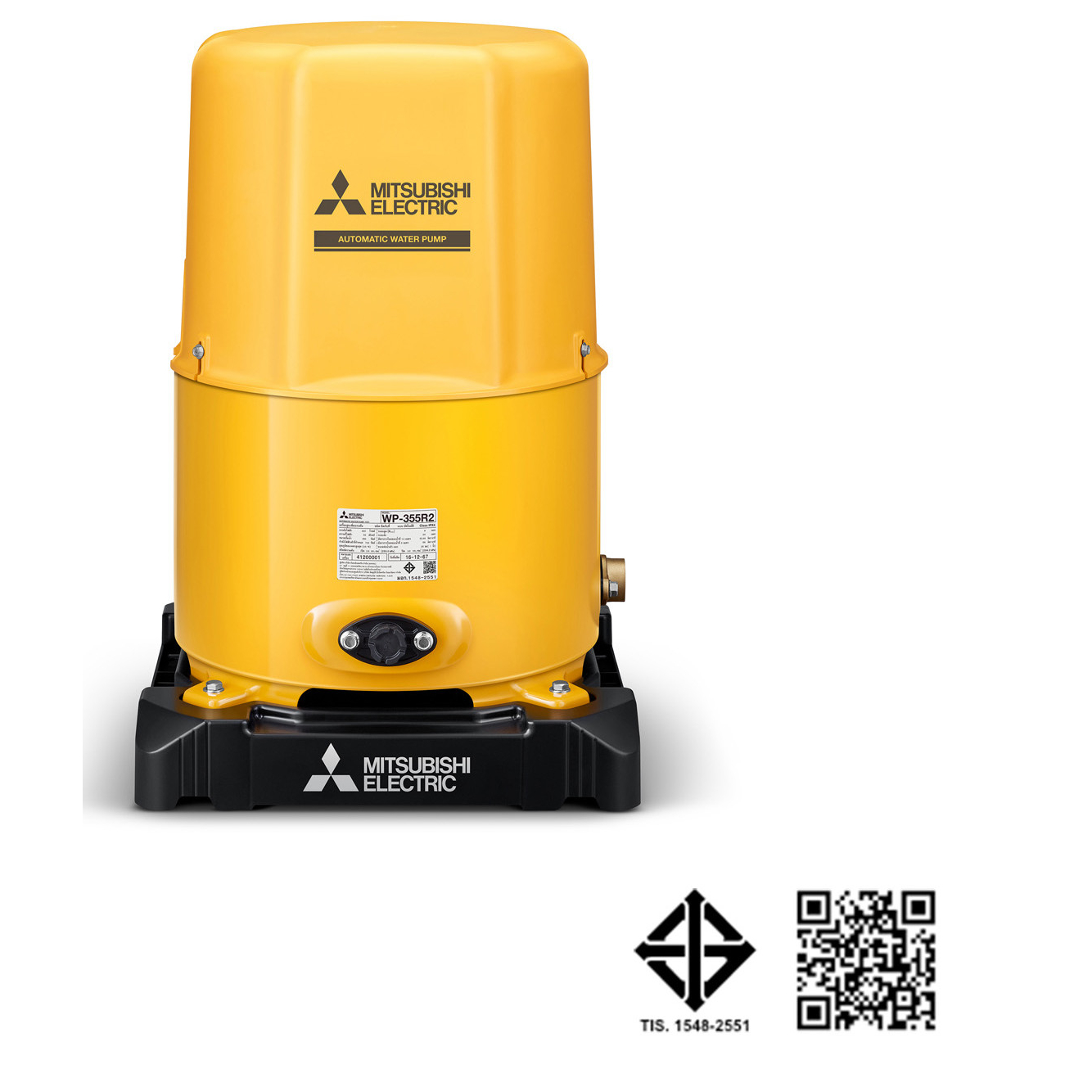 MITSUBISHI ปั๊มน้ำอัตโนมัติ ขนาด 350 วัตต์ WP-355R2