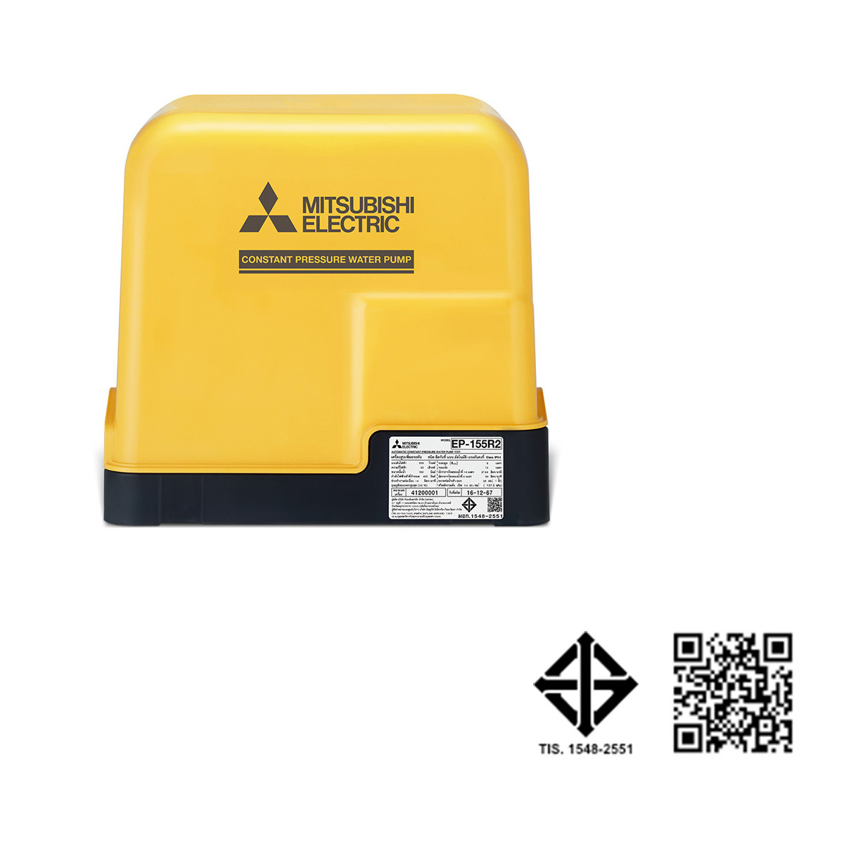 MITSUBISHI ปั๊มน้ำอัตโนมัติ แรงดันคงที่ ขนาด 150 วัตต์ EP-155R2