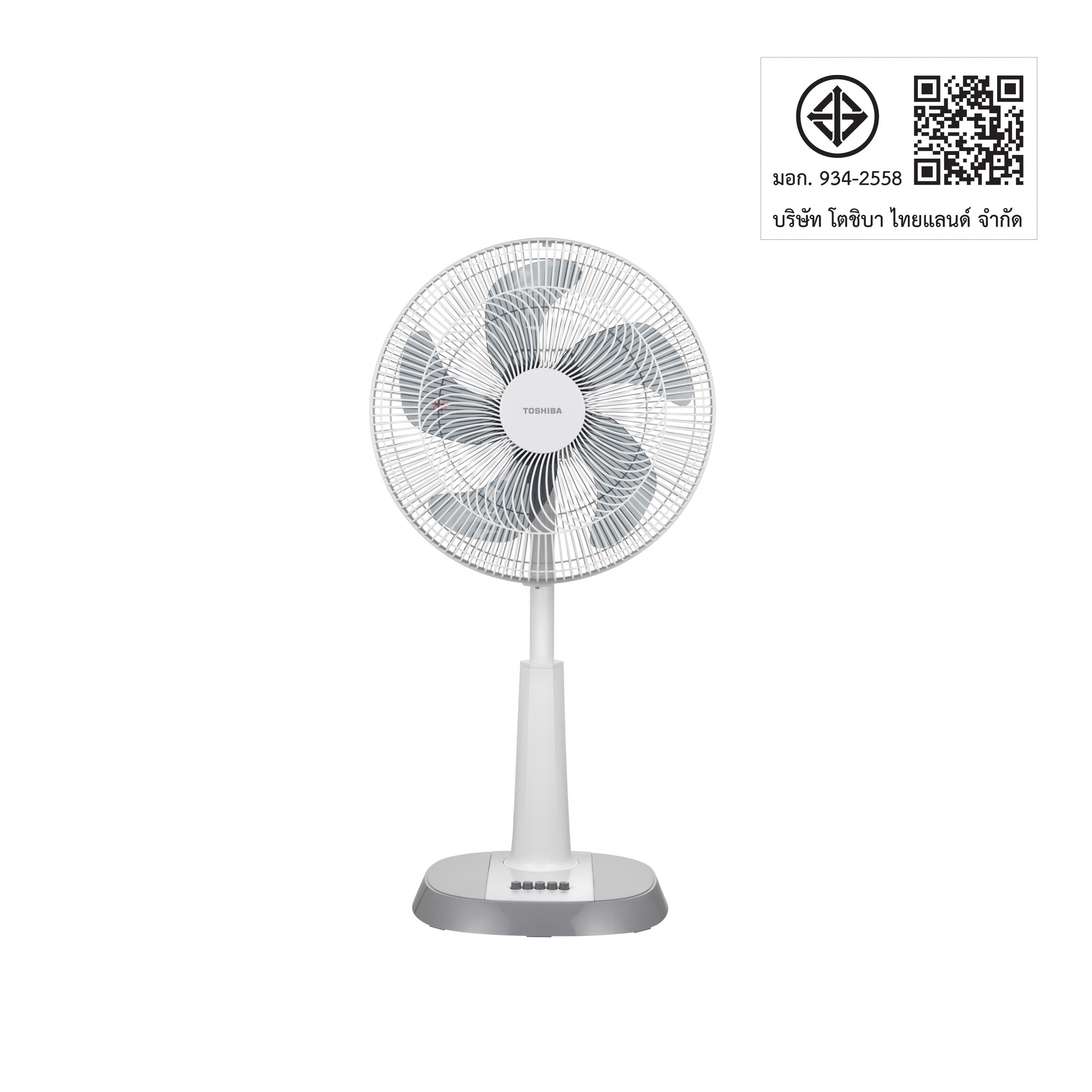 TOSHIBA พัดลมสไลด์ 16นิ้ว F-ALC50TH(H) สีเทา