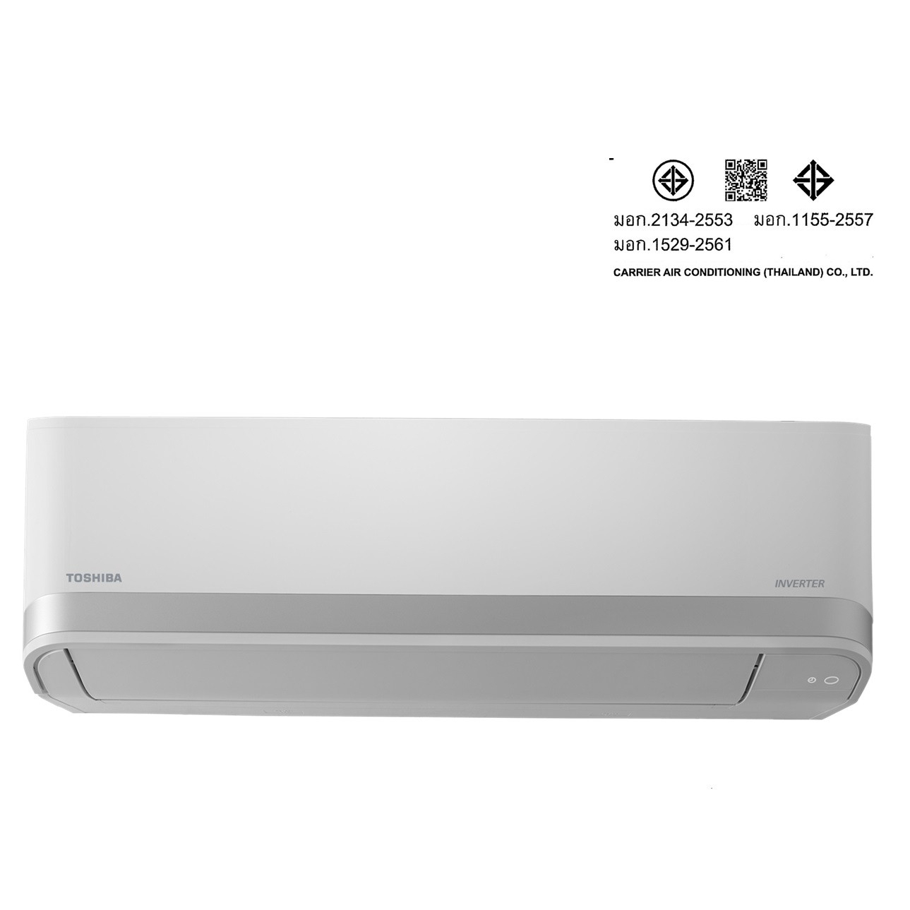 TOSHIBA เครื่องปรับอากาศ Inverter ขนาด 9200 บีทียู รุ่น RAS-10TKCV2G-T สีขาว