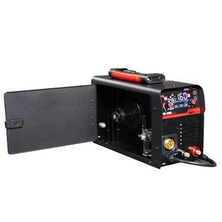 BISON เครื่องเชื่อม INVERTER MIG/MMA 160แอมป์ (LCD) รุ่น MIG/MMA-160A5K   5 กก. ไม่ใช้แก๊ส