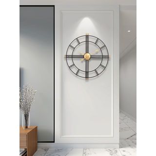 COZY นาฬิกาแขวนติดผนัง รุ่น AUGUST ขนาด 60x60x4.2 ซม. สีดำ