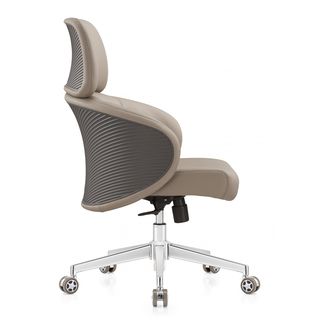 SMITH เก้าอี้ผู้บริหาร Middle back รุ่น Sora-01 ขนาด 67.5x68x96.5-105 ซม. สีเทา