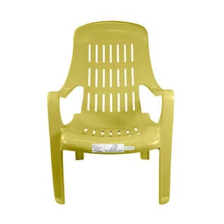 SUMMER SET เก้าอี้พลาสติกเอนนอน รุ่น สุขสบาย FT-234/A ขนาด 58x51x85 ซม. สีเหลืองอ่อน