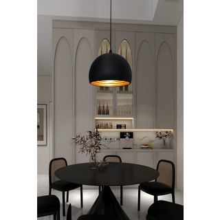 EILON โคมไฟแขวน Modern รุ่น SKD-P027 สีดำ