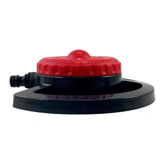 Aquastar สปริงเกลอร์รดน้ำสนาม ปรับหัวได้ 8 รูปแบบ รุ่น15081A สีเเดงเทา