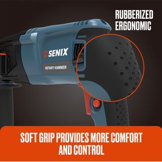 SENIX สว่านโรตารี่ไฟฟ้า 26 มม. 800W รุ่น PDRE08-M-EU สีน้ำเงิน - ดำ