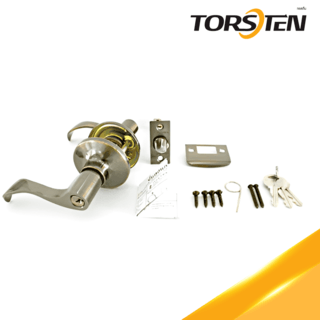 TORSTEN มือจับก้านโยกห้องทั่วไป รุ่น TTJ805-3-LV-AB สีทองเหลืองรมดำ