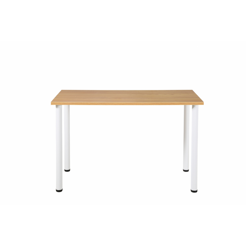 SMITH โต๊ะทำงาน รุ่น WK12060WDWT ขนาด 120x60x75 ซม. ท็อปหนา 2.3 ซม. สีไม้ (1/2)