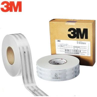 แถบสะท้อนแสง สีขาว 55มม.x50ม. 983-10 3M