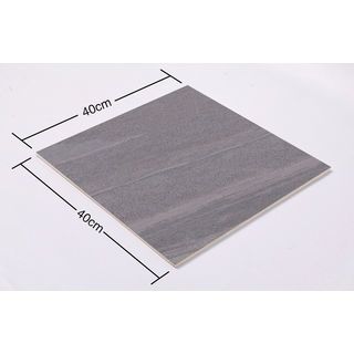 Marbella กระเบื้องเซรามิคปูพื้น 16x16 นิ้ว รุ่น แม็คนั่ม เกรย์ 2071609-G Matt (12P)